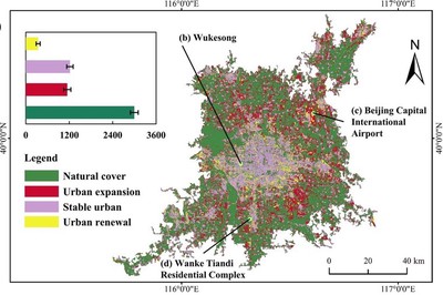 Figure 3: Map of urban renewal distribution for the study area (Part A).