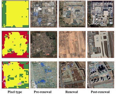 Figure 5: Map of urban renewal distribution for the study area (Part B).
